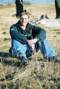 In the horse pasture section to the south of the farmstead.